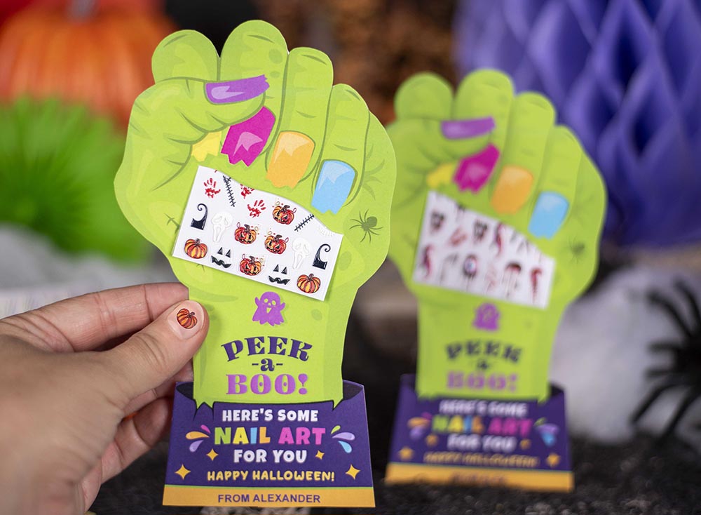 zombie hand halloween classroom gift